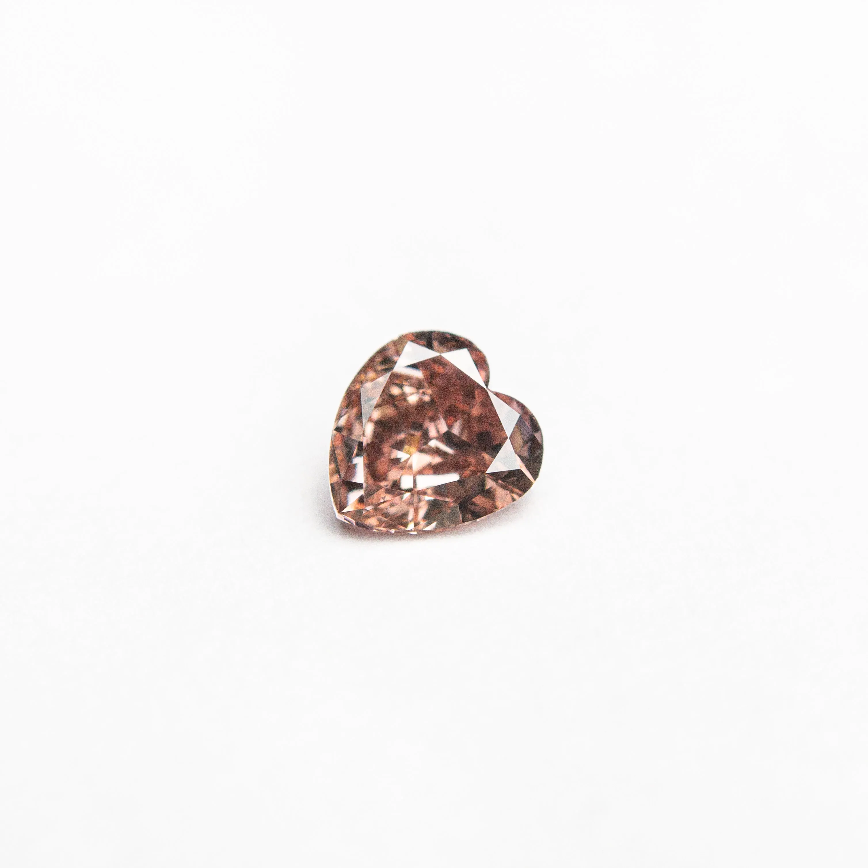 0.23ct 4.15x3.96x2.04mm GIA VS1 Fancy Deep Orangy Pink Heart Brilliant  24121-01