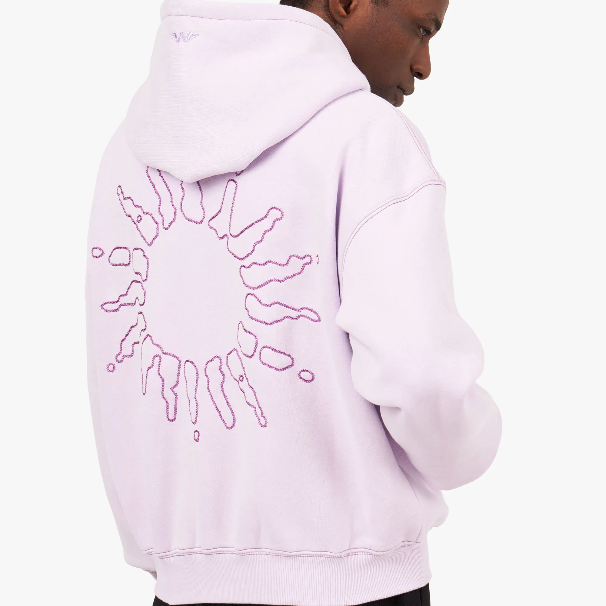 4YE Signature Logo Zip Hoodie Lavender / Purple