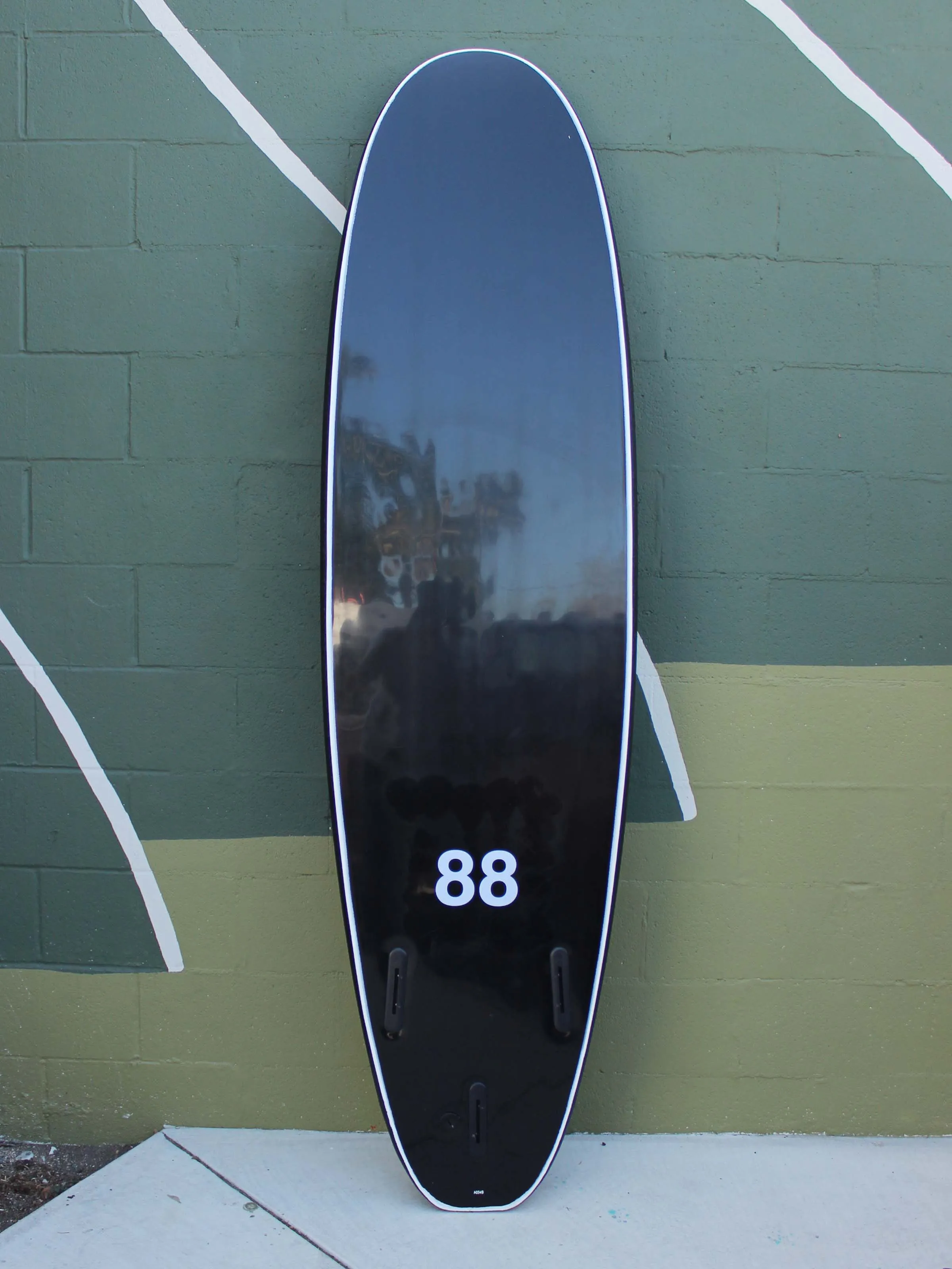 7'0 88 Surfboard ~ Black/Black