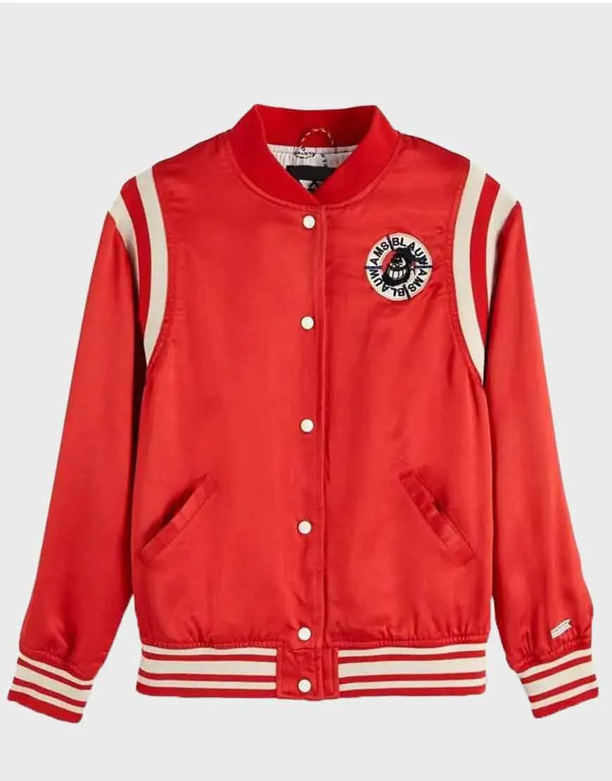 9-1-1 S04 Aisha Hinds Bomber Jacket | 9-1-1 Henrietta Wilson Red Jacket