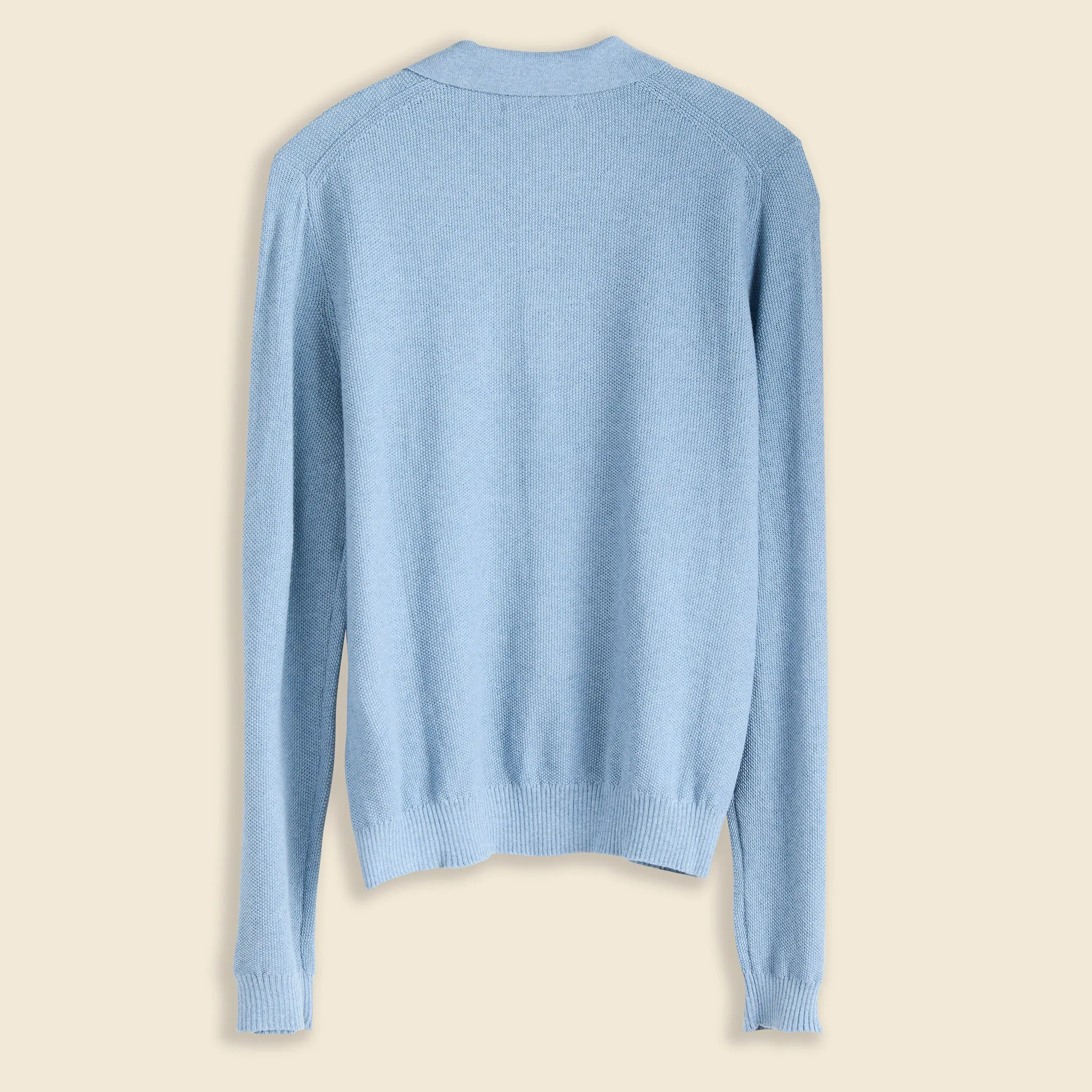 Alice Polo Sweater - Washed Indigo