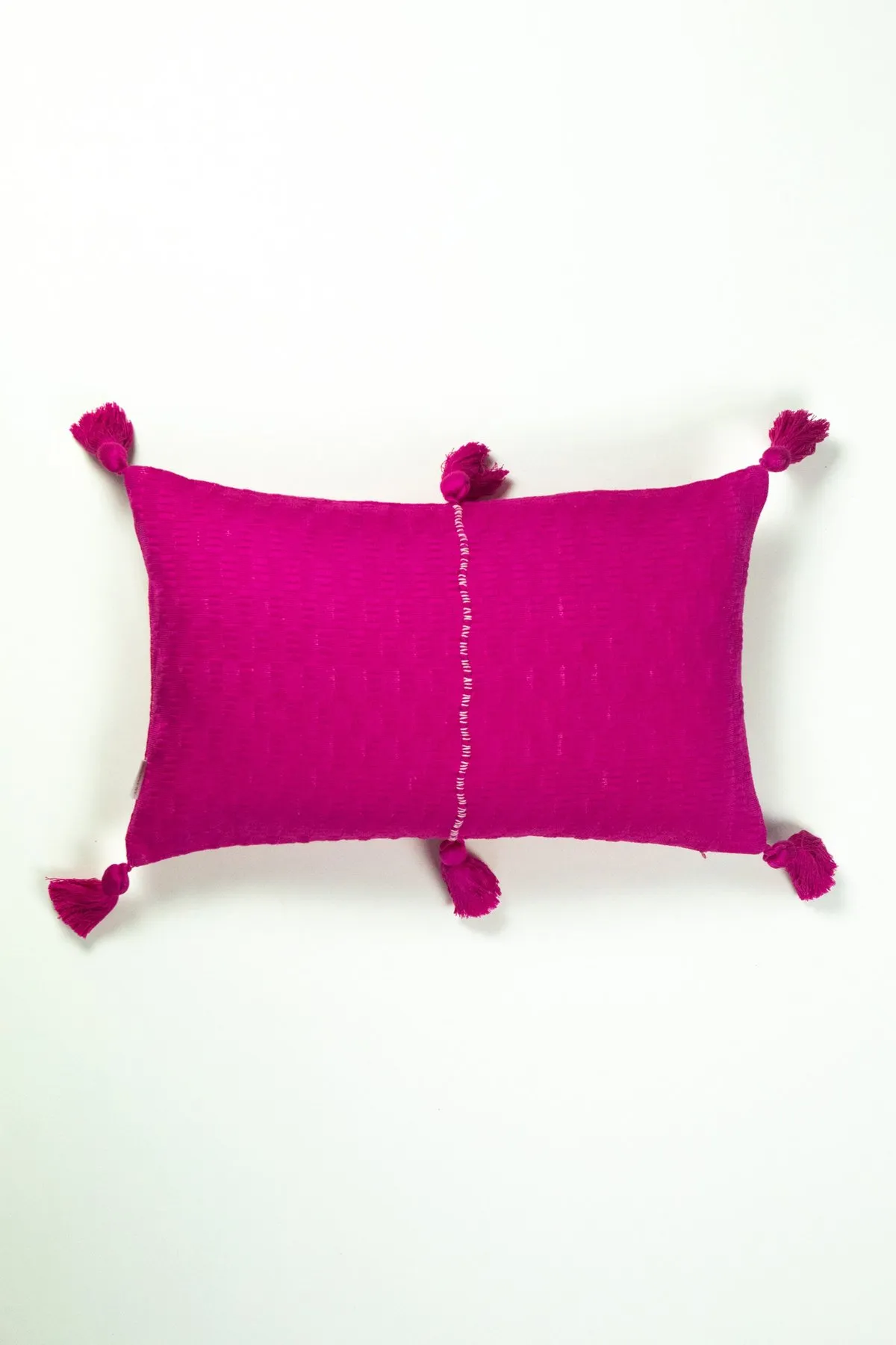 Antigua Pillow - Fuchsia Pink Solid