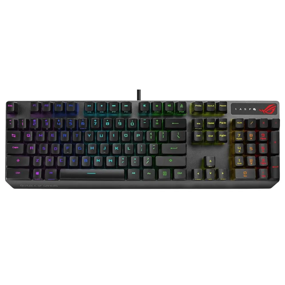 ASUS ROG Strix Scope RX Blue Switch RGB Mechanical Optical Gaming Keyboard Black