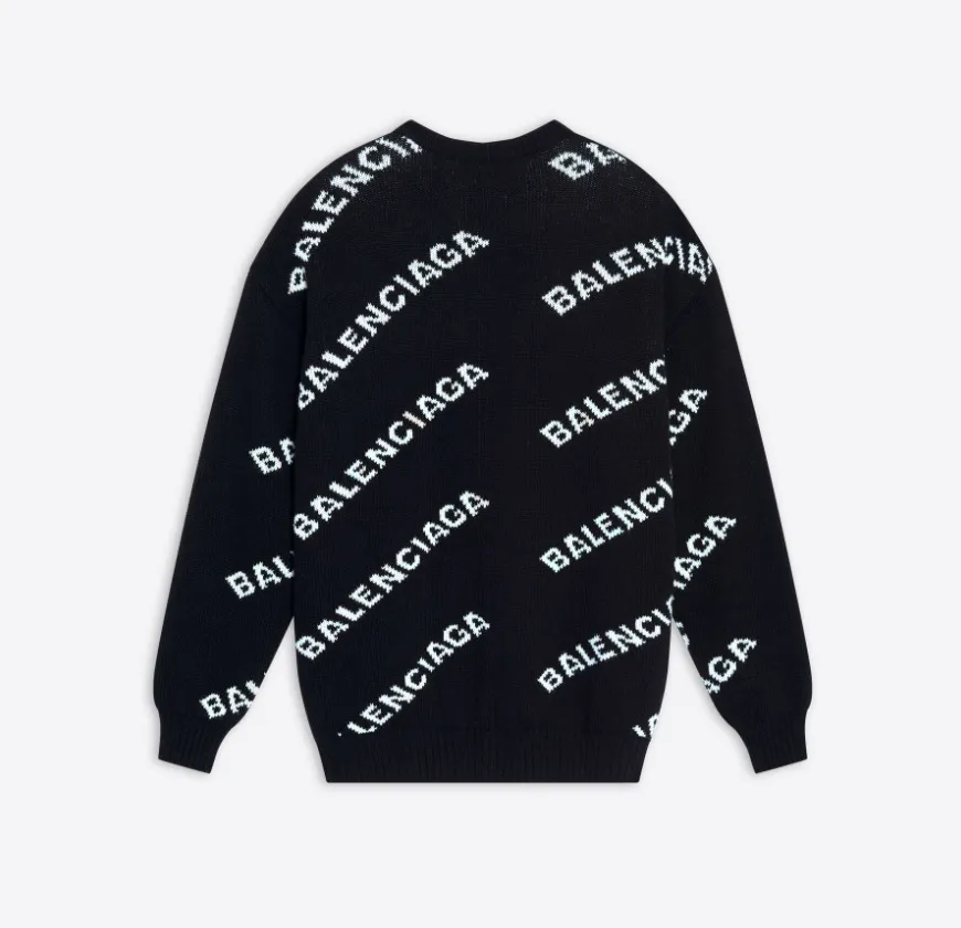 BALENCIAGA  |Allover Logo Crewneck