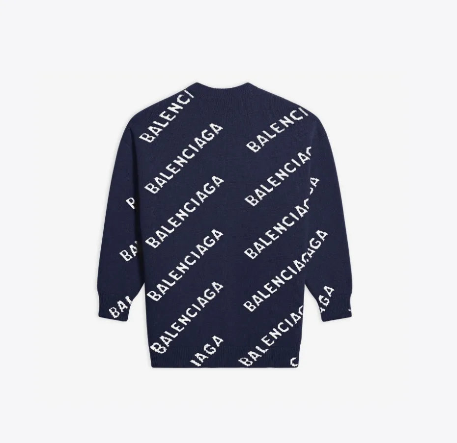 BALENCIAGA  |Allover Logo Crewneck