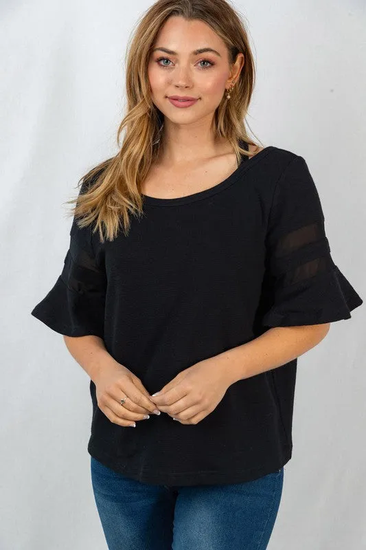 Black Panel Top