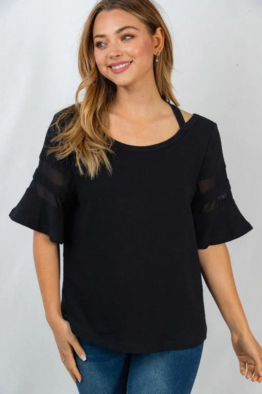 Black Panel Top