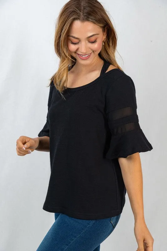 Black Panel Top