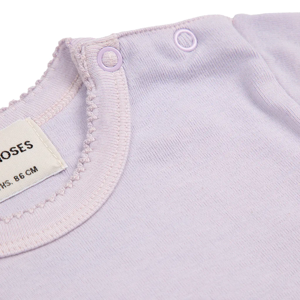 Bobo Choses Baby Pansy Flower T-shirt Lavender Purple