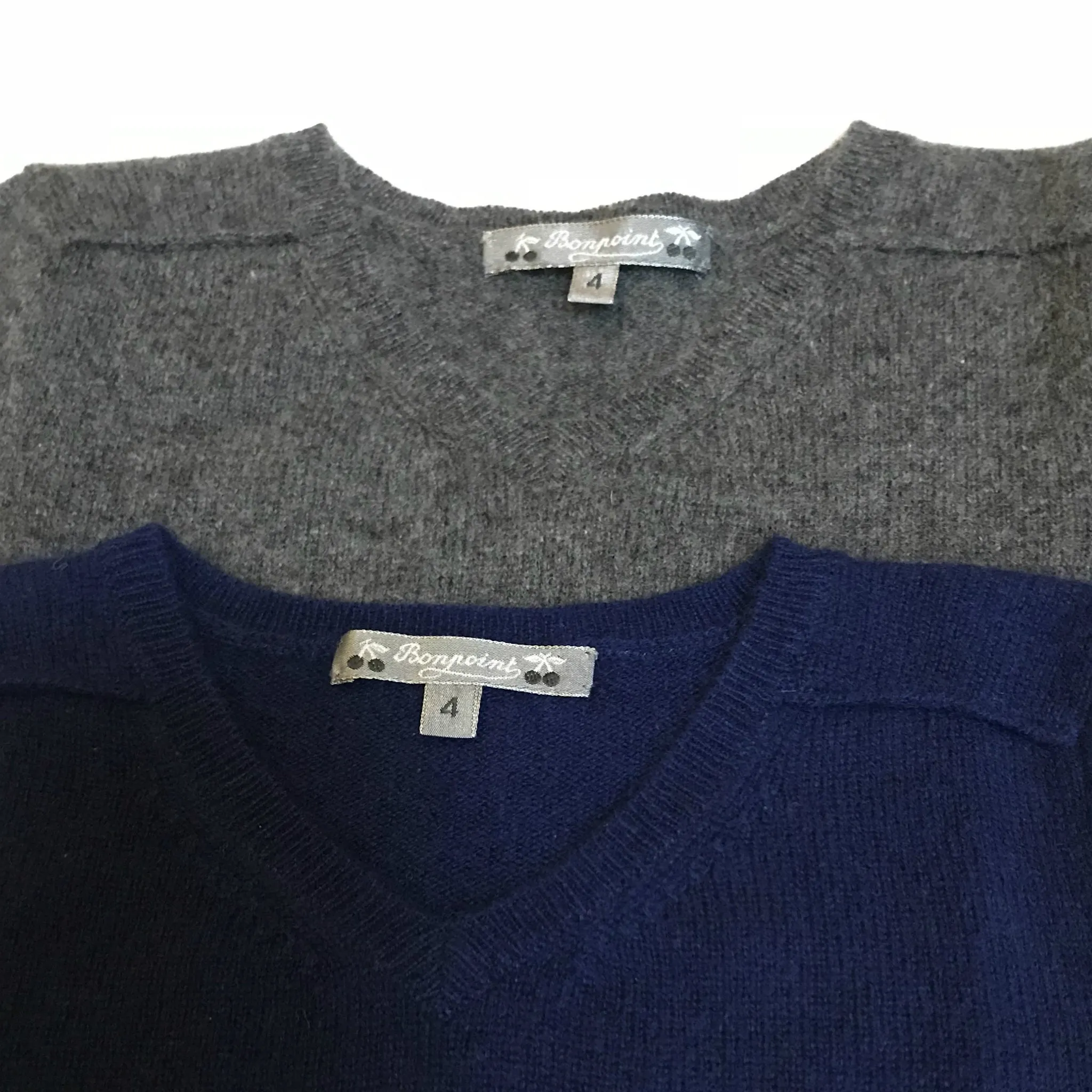 Bonpoint Dark Grey Cashmere Jumper