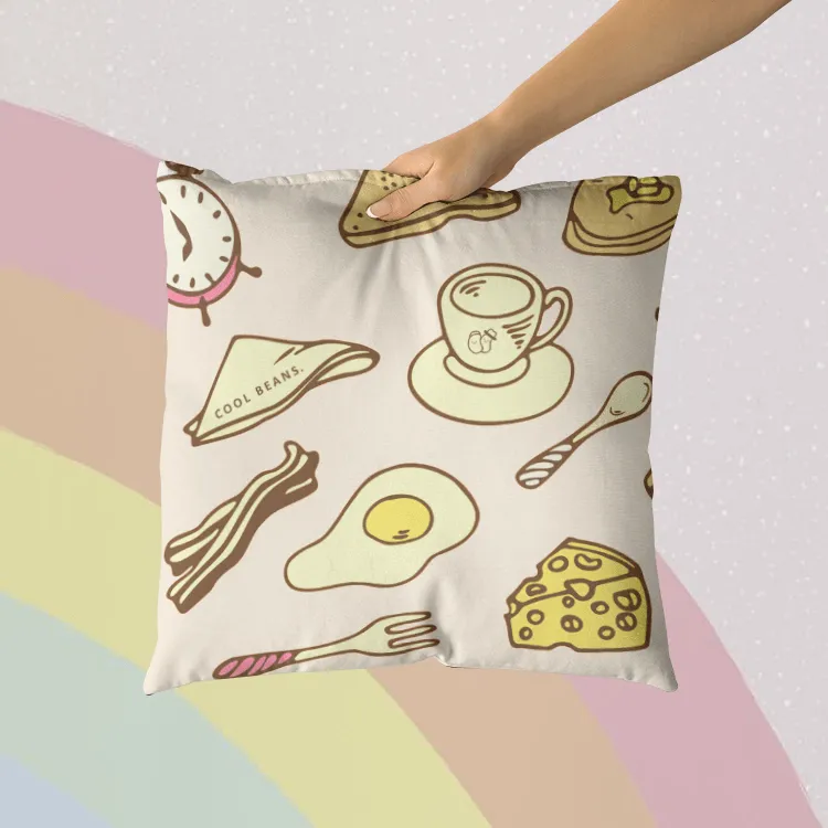 Brunch with COOL BEANS Cushion Cover 咕套