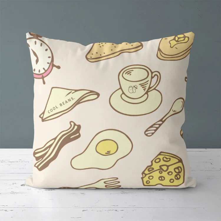 Brunch with COOL BEANS Cushion Cover 咕套