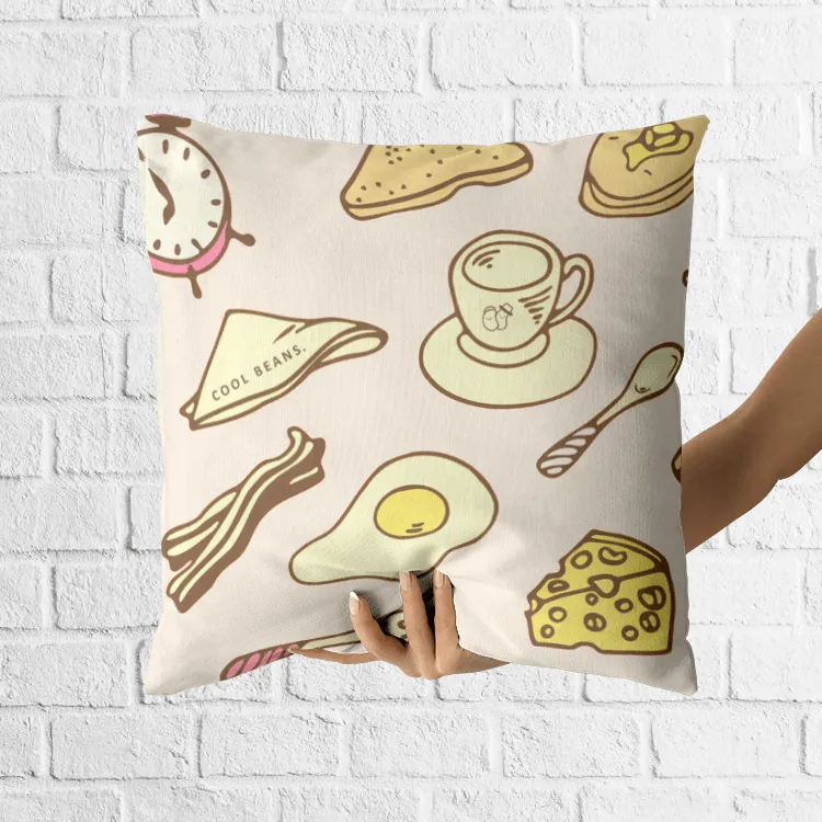 Brunch with COOL BEANS Cushion Cover 咕套