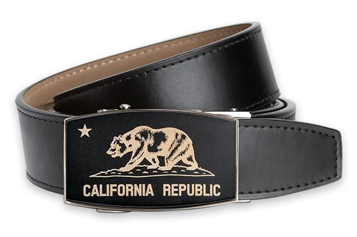 California Dreamin' Bear Vegan, 1 3/8 Strap, Dress Belt