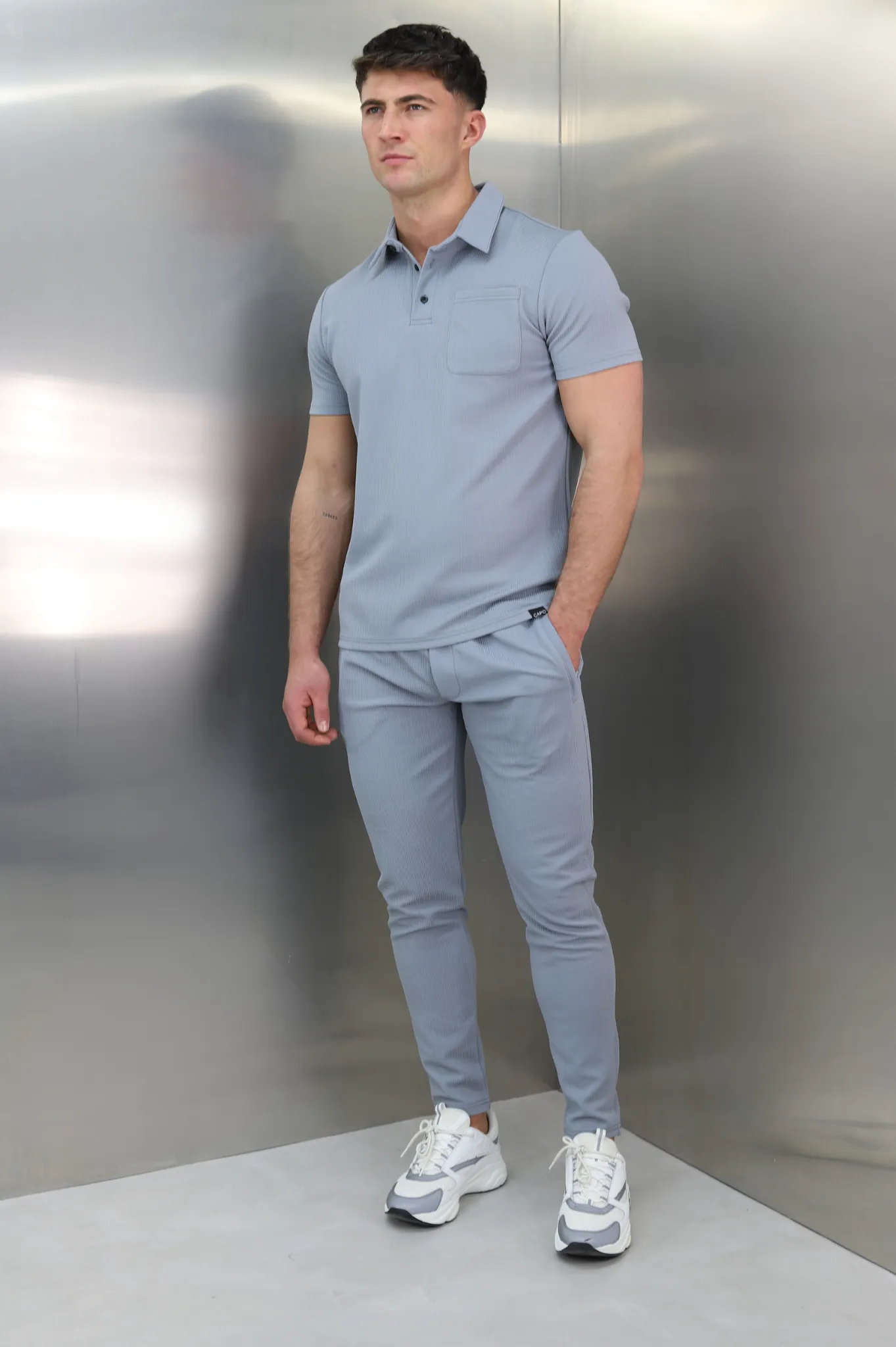 Capo TWIST Polo Shirt - Light Grey