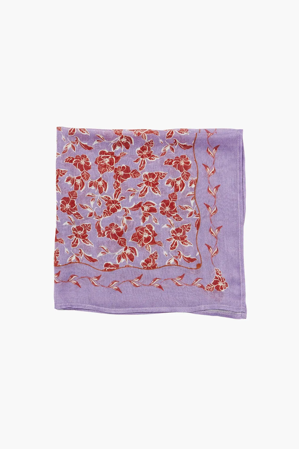 Cassia Printed Bandana Violet