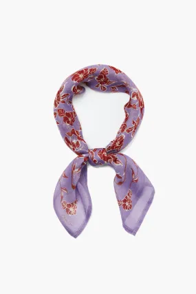 Cassia Printed Bandana Violet