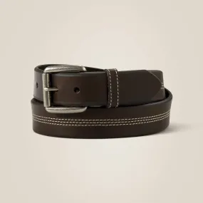 Center triple stitch belt