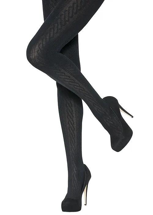 Charnos Cotton Chevron Tights ()