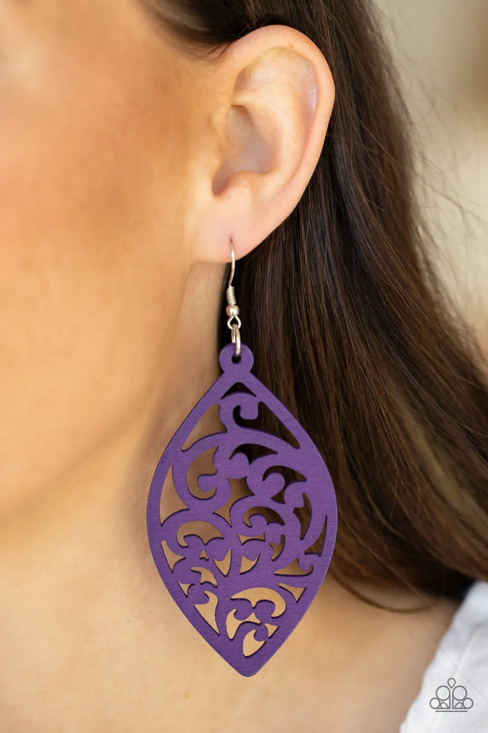 Coral Garden - Purple Earring