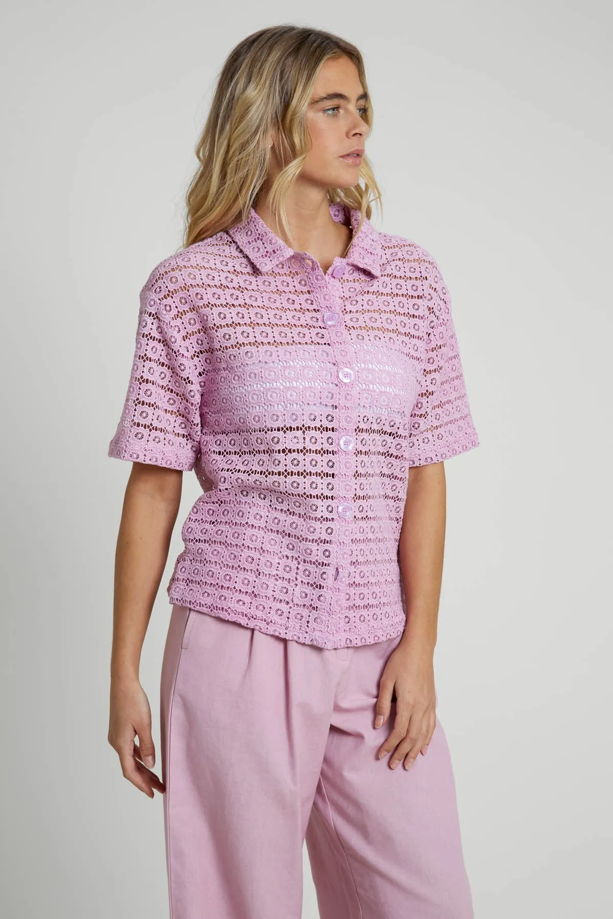 COTIA CROCHET SHIRT