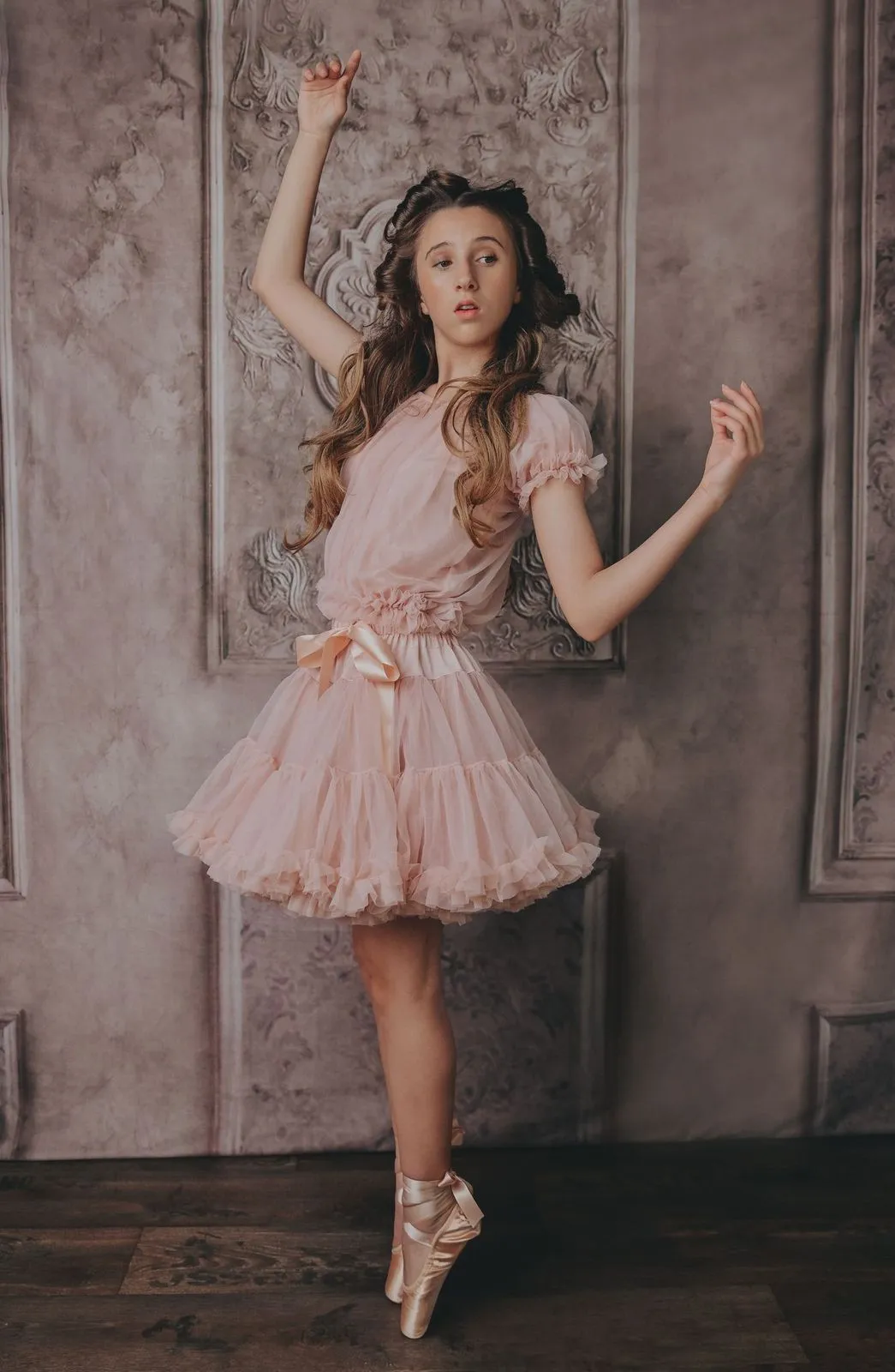 DOLLY by Le Petit Tom  DOROTHY in the land of DOLLS pettiskirt ballet pink