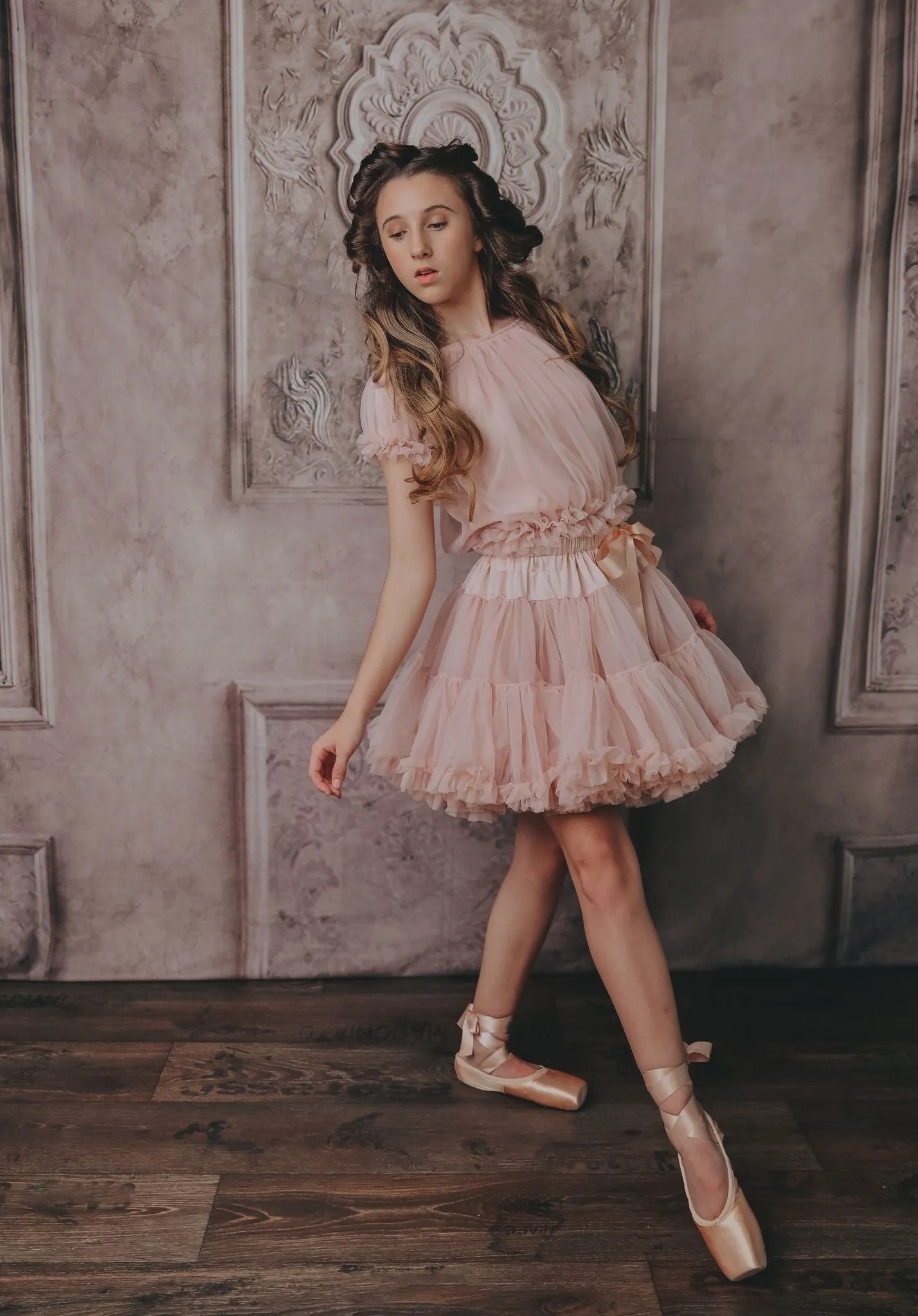 DOLLY by Le Petit Tom  DOROTHY in the land of DOLLS pettiskirt ballet pink