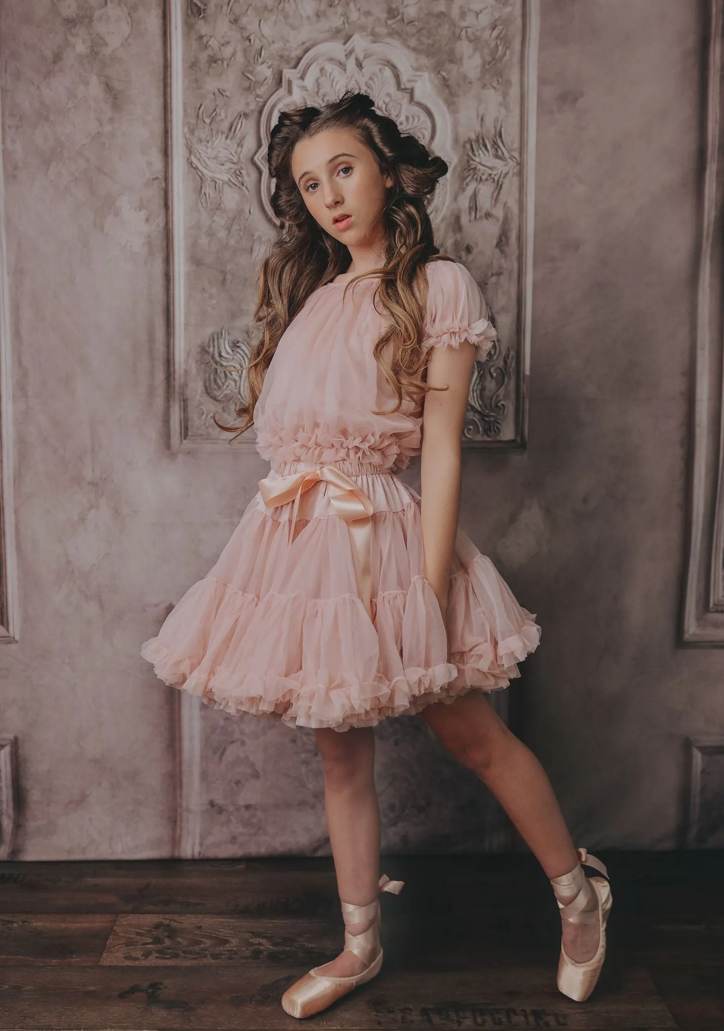 DOLLY by Le Petit Tom  DOROTHY in the land of DOLLS pettiskirt ballet pink