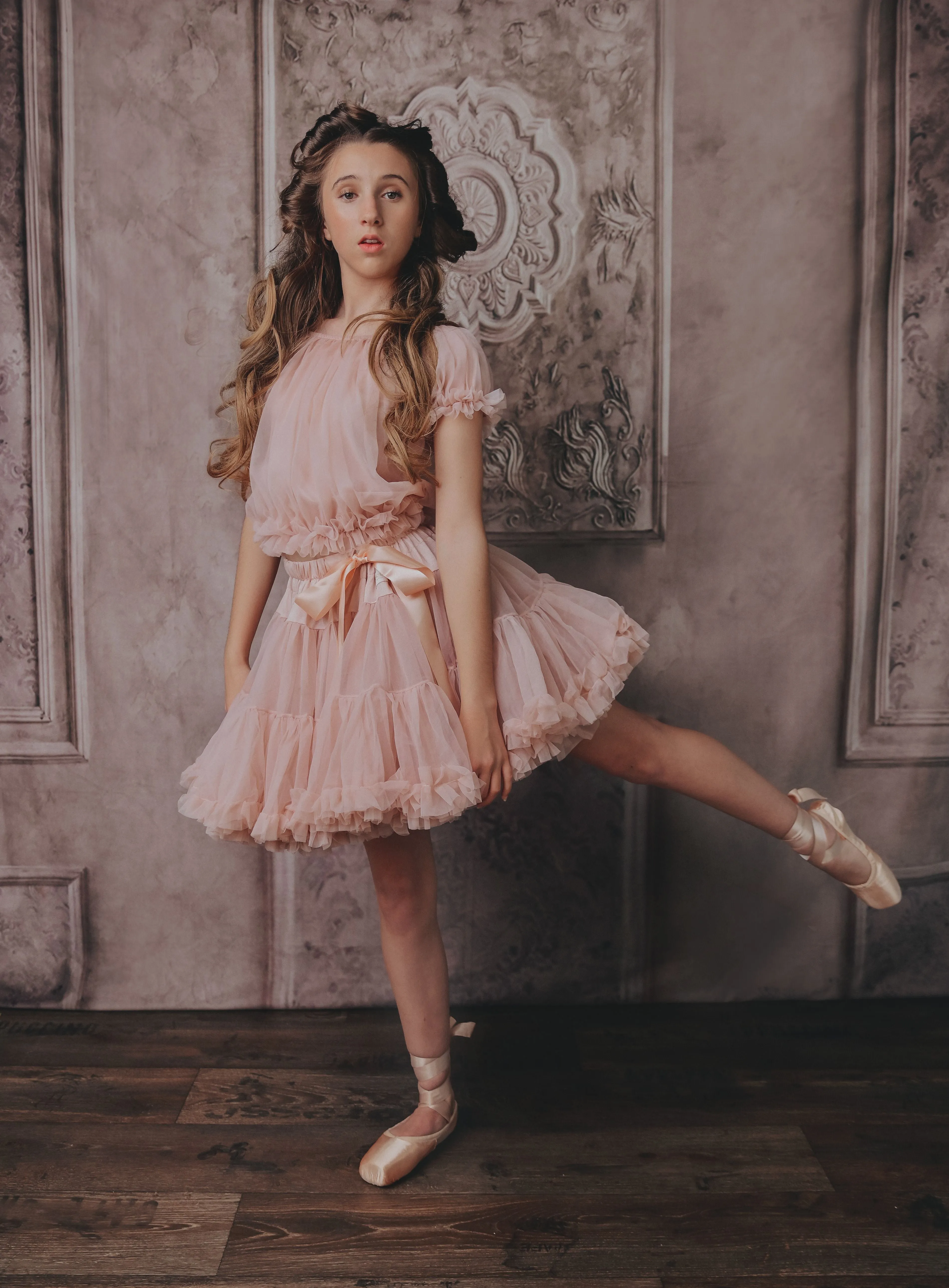 DOLLY by Le Petit Tom  DOROTHY in the land of DOLLS pettiskirt ballet pink