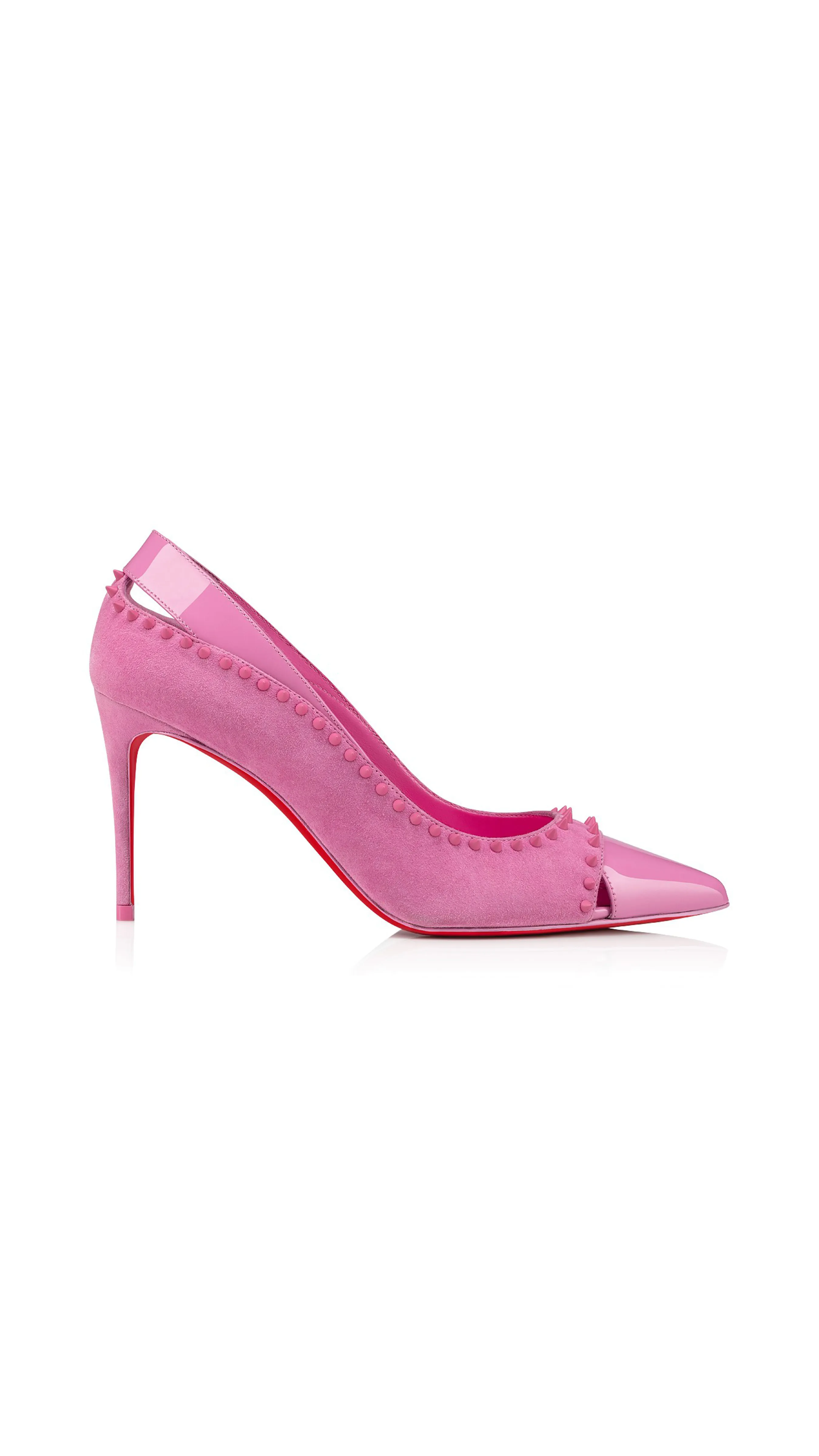 Duvette Spikes Pump - Gummy Pink/Bubblegum Pink