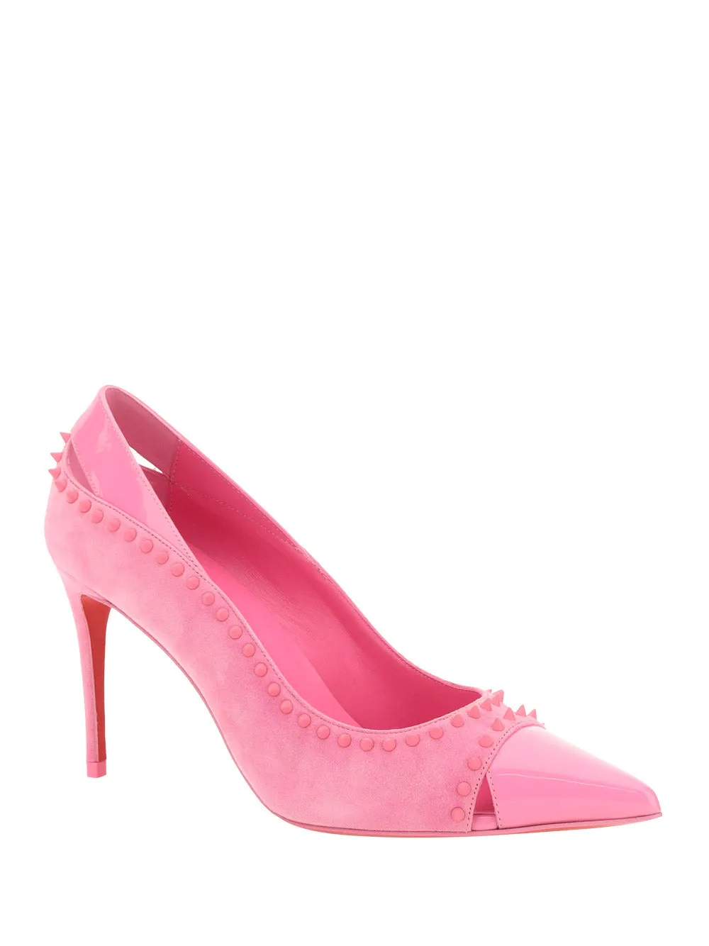 Duvette Spikes Pump - Gummy Pink/Bubblegum Pink