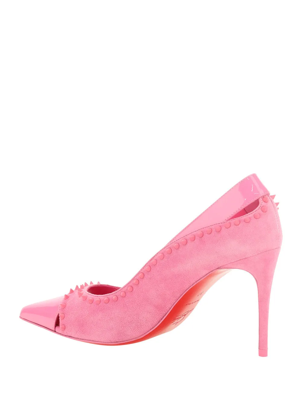 Duvette Spikes Pump - Gummy Pink/Bubblegum Pink