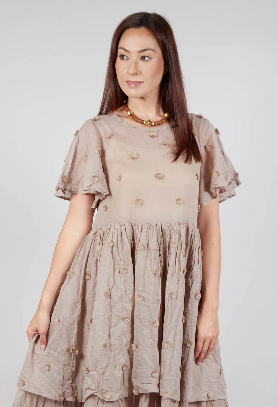 Ekanta Dress in Pearl Grey