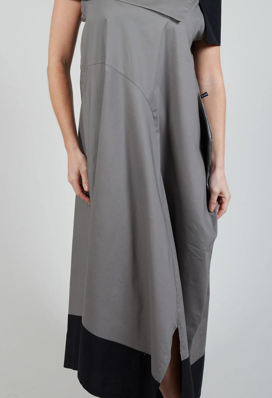 ELAN Dress in Grey Brown Black