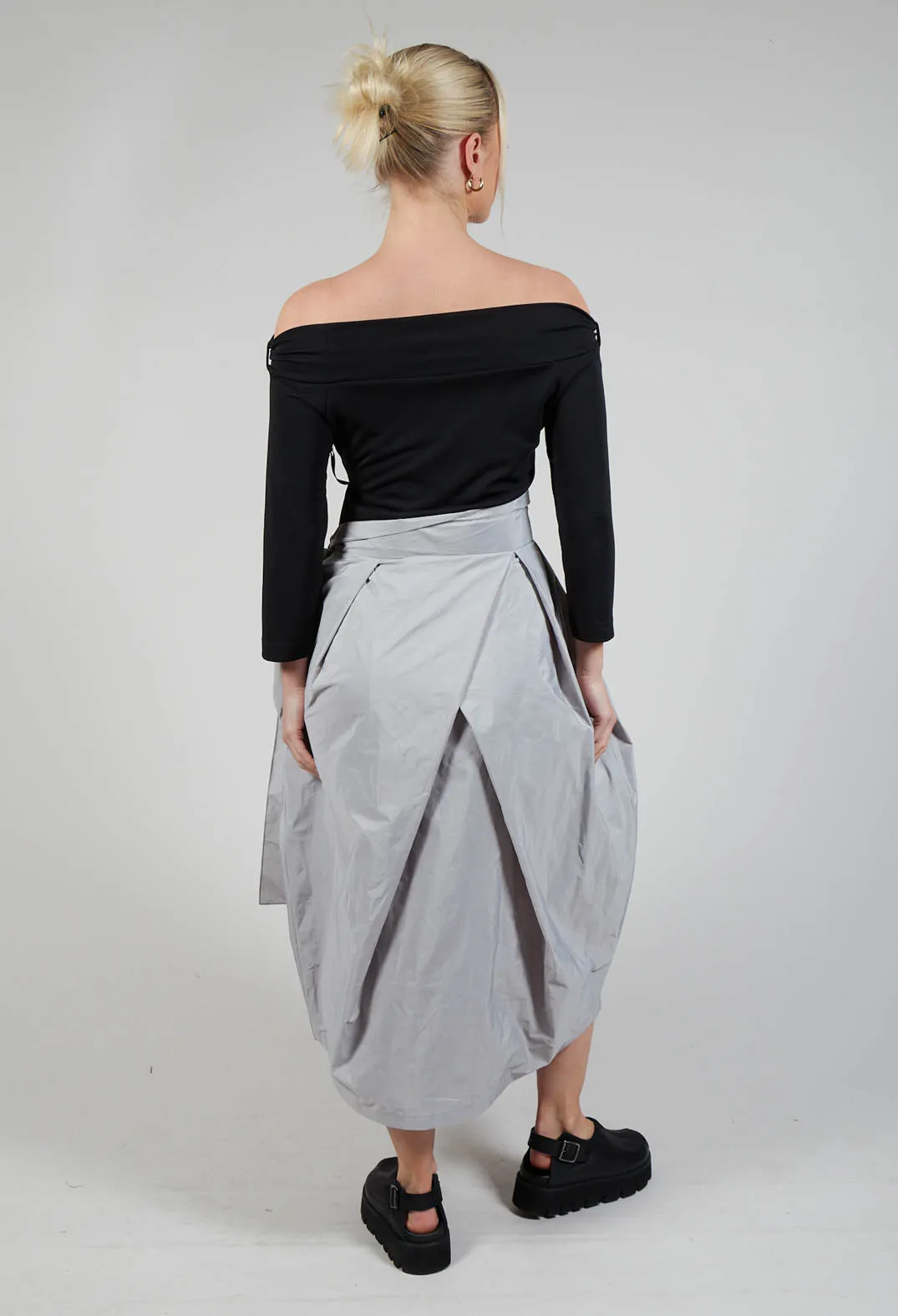 ENSA Dress in Black Light Grey