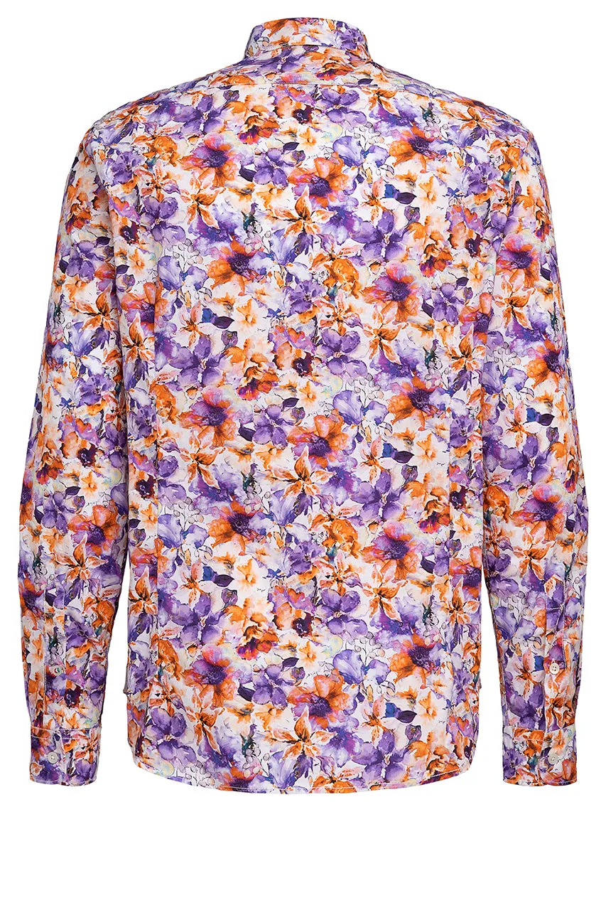 Fil Noir - Treviso Purple/Orange Floral