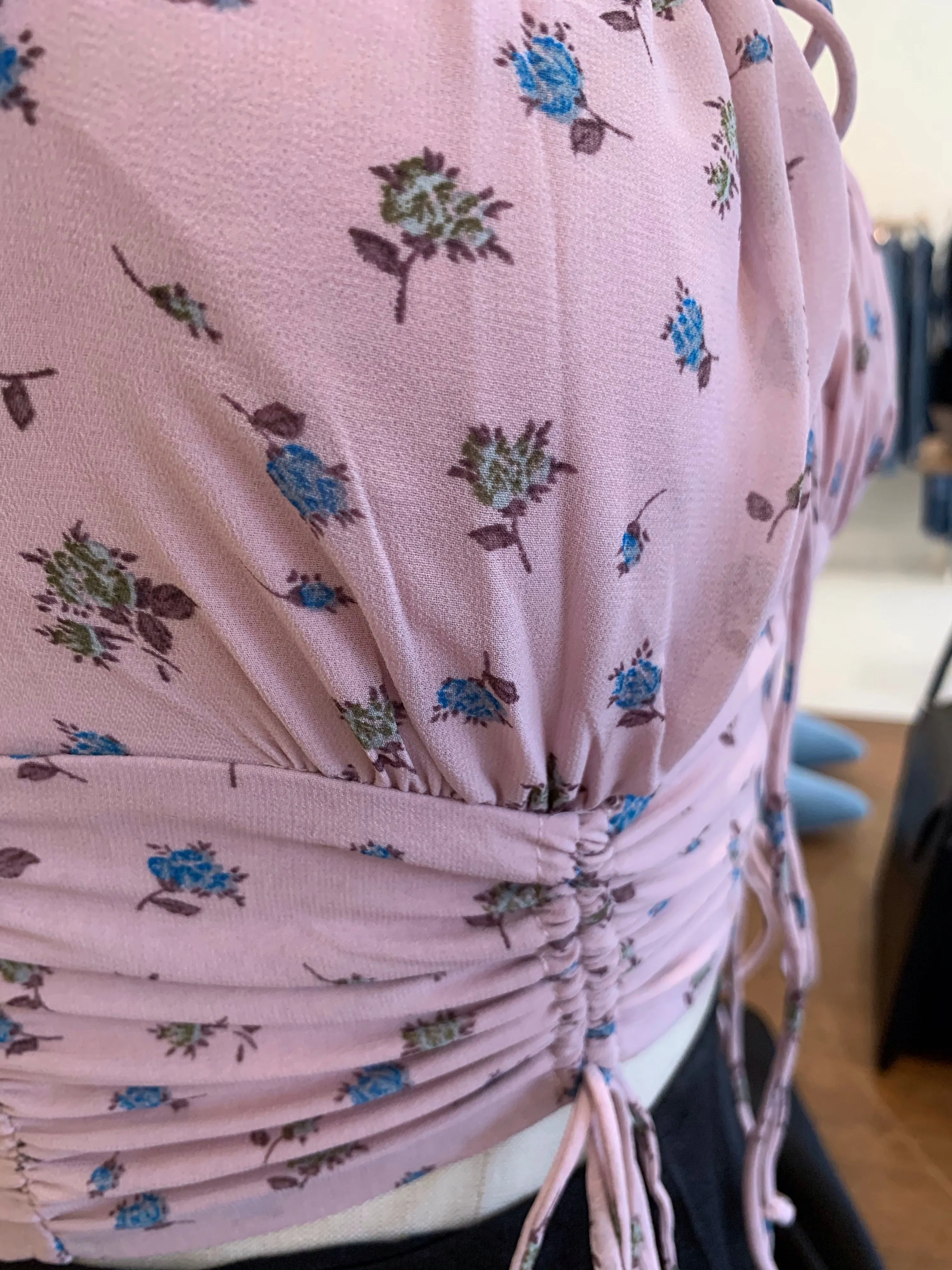 Floral Ruched Top