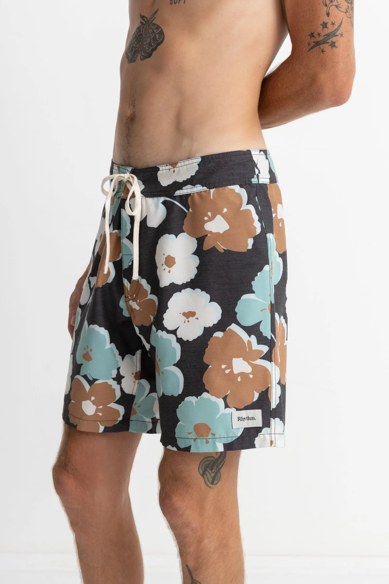 Floral Trunk Vintage Black