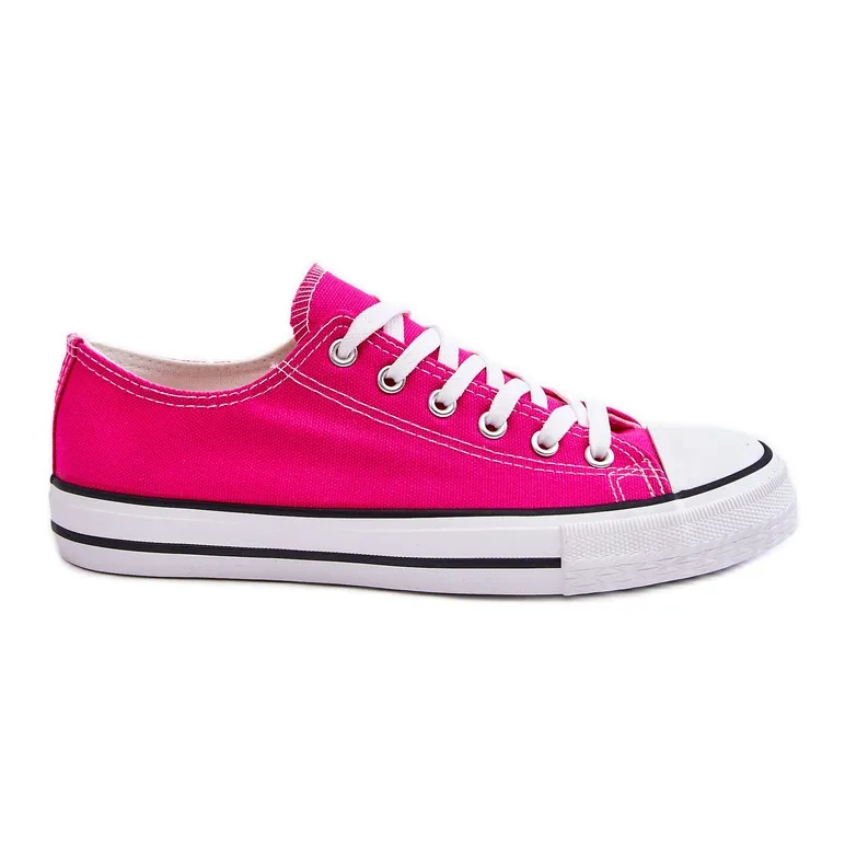 FR1 Women's Classic Low Top Sneakers Fuchsia Vegas pink