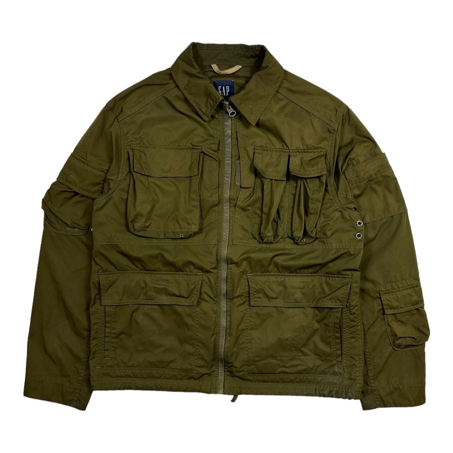 GAP Multi-pocket Military Green Jacket