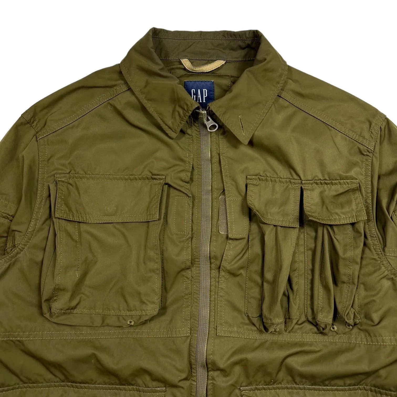 GAP Multi-pocket Military Green Jacket