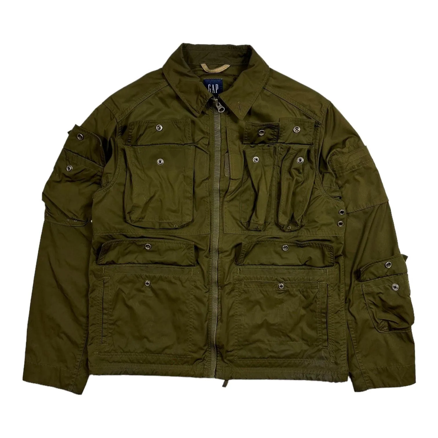 GAP Multi-pocket Military Green Jacket