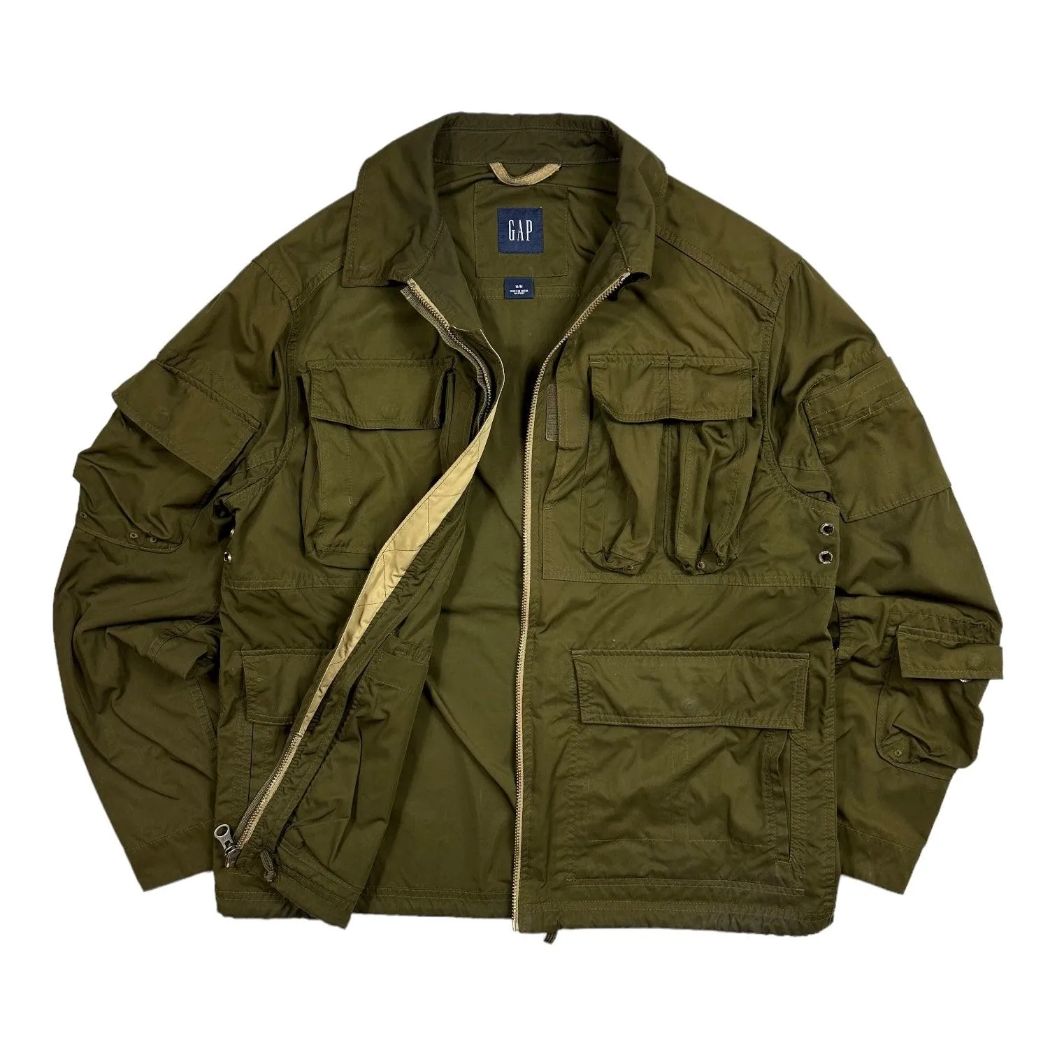 GAP Multi-pocket Military Green Jacket