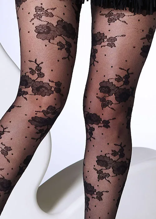 Gipsy Roses And Dots Tights ()