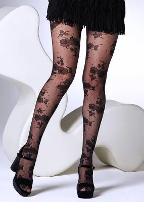 Gipsy Roses And Dots Tights ()