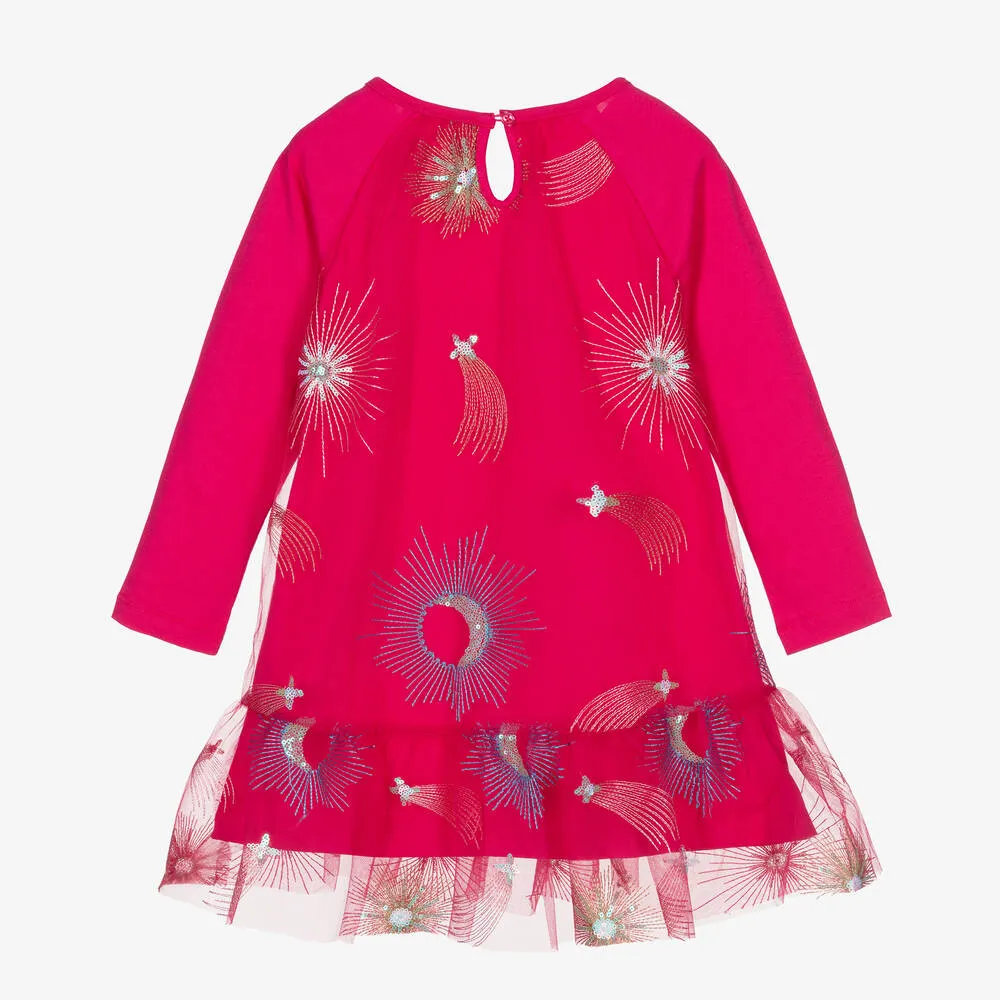 Girls Fuchsia Pink Dress