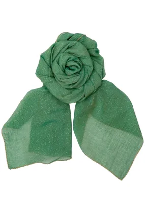 Glam Dot Scarf | Green | Trklde fra Black Colour