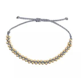 Goldie Friendship bracelet in Grey