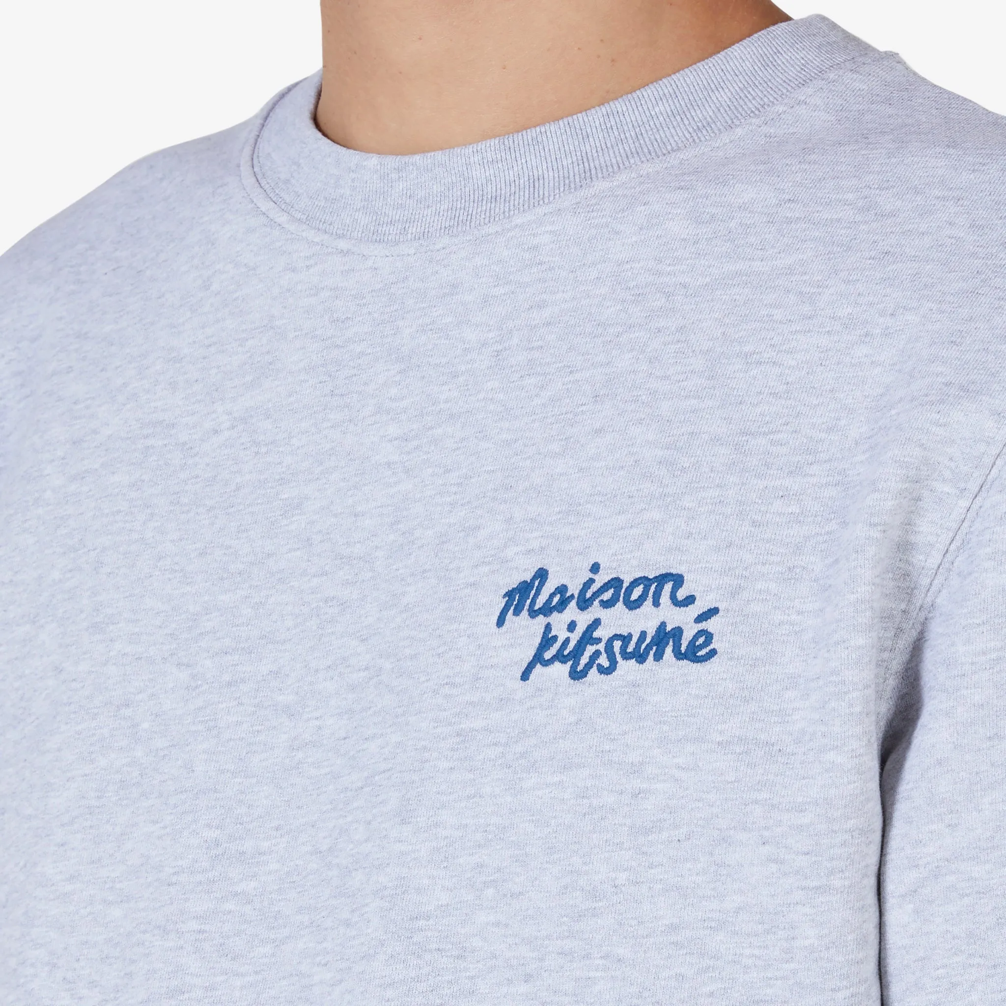 Handwriting Regular Sweatshirt Light Grey Melange