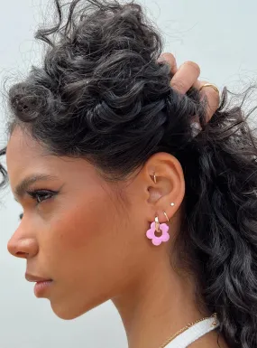 Hilldale Earrings Pink